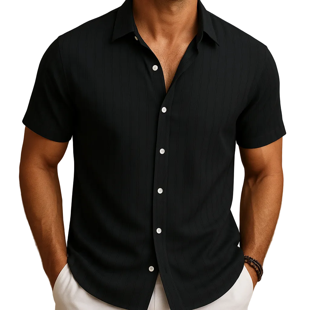 Luca | Men’s Lightweight Short-Sleeve Summer Shirt