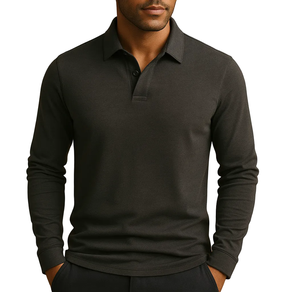 Caleb | Men’s Classic Cotton Polo Shirt