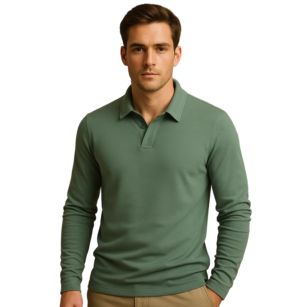 Caleb | Men’s Classic Cotton Polo Shirt