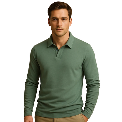 Caleb | Men’s Classic Cotton Polo Shirt