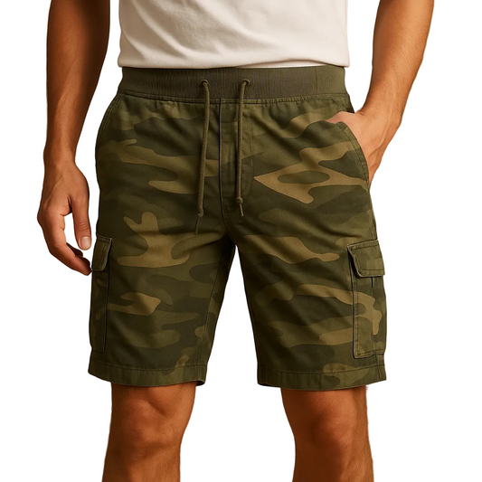 Cole | Men’s Camouflage Cotton Shorts