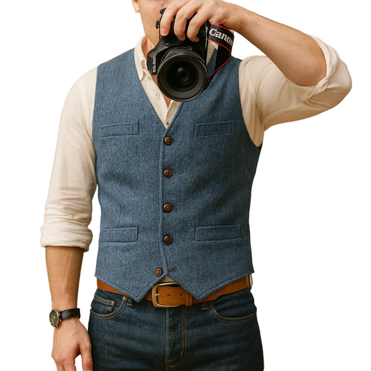 Dorian | Men’s Tailored Buttoned Waistcoat