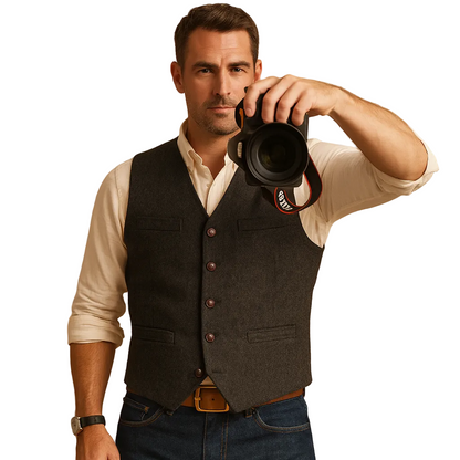 Dorian | Men’s Tailored Buttoned Waistcoat