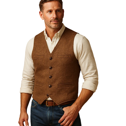 Dorian | Men’s Tailored Buttoned Waistcoat