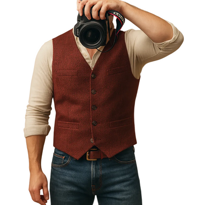 Dorian | Men’s Tailored Buttoned Waistcoat