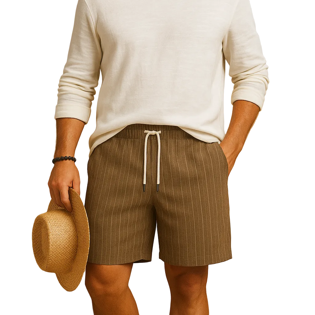 Kai | Men’s Lightweight Drawstring Summer Shorts