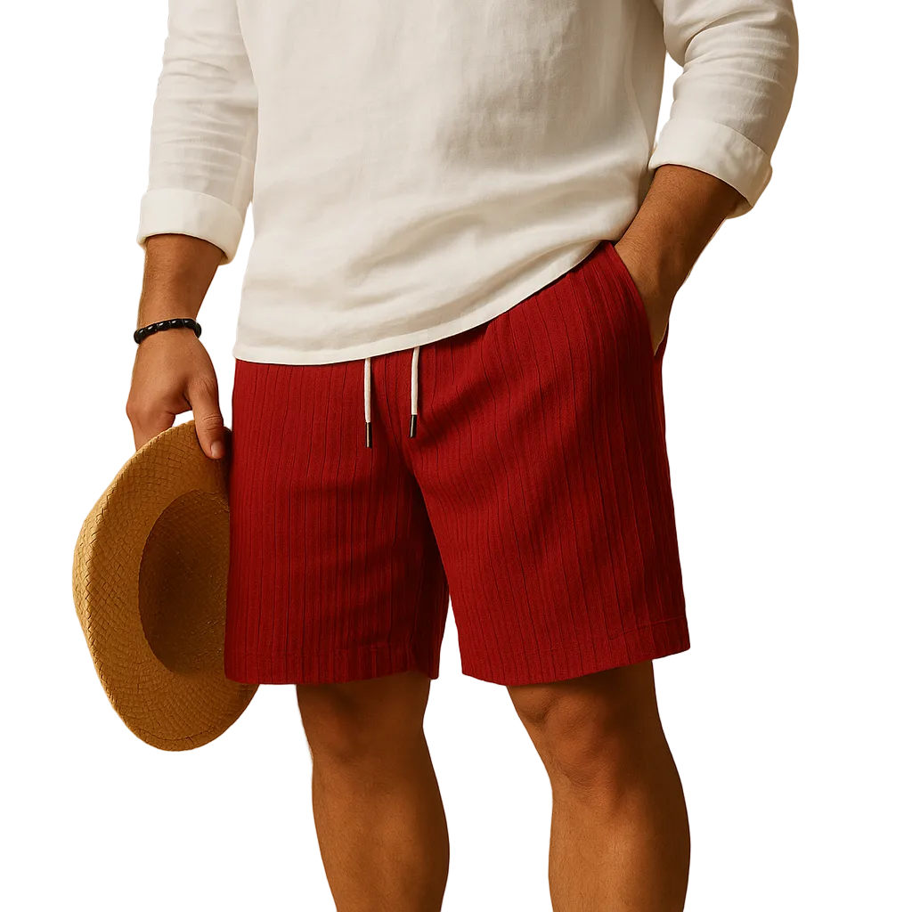 Kai | Men’s Lightweight Drawstring Summer Shorts