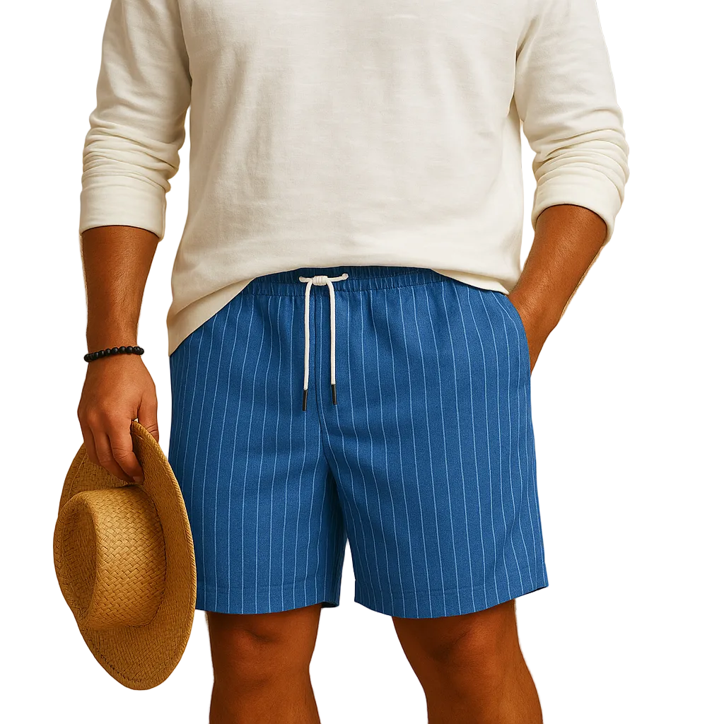 Kai | Men’s Lightweight Drawstring Summer Shorts