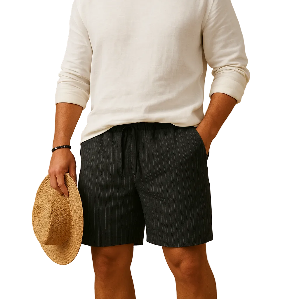 Kai | Men’s Lightweight Drawstring Summer Shorts