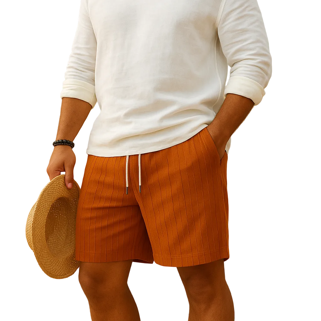 Kai | Men’s Lightweight Drawstring Summer Shorts