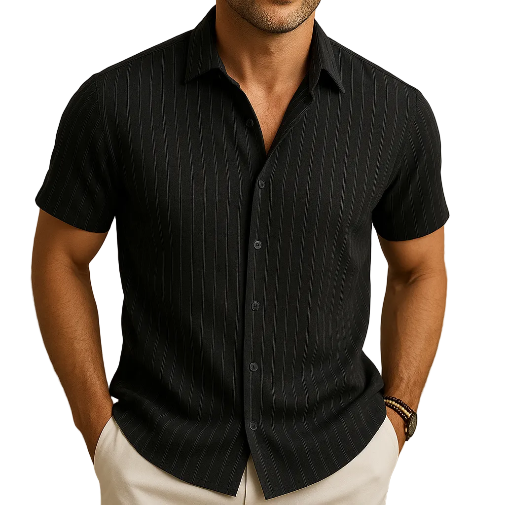 Luca | Men’s Lightweight Short-Sleeve Summer Shirt