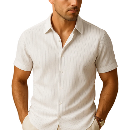 Luca | Men’s Lightweight Short-Sleeve Summer Shirt