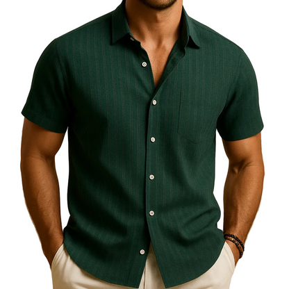 Luca | Men’s Lightweight Short-Sleeve Summer Shirt