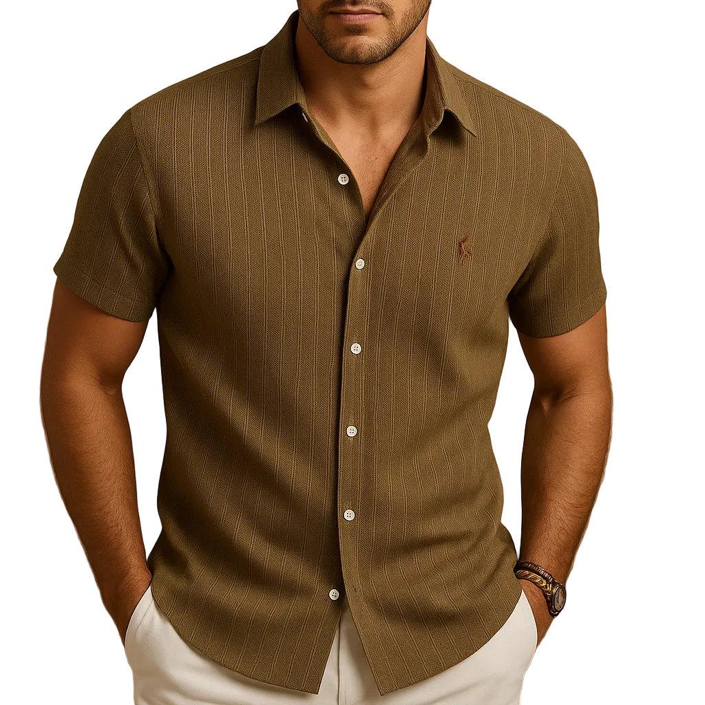 Luca | Men’s Lightweight Short-Sleeve Summer Shirt