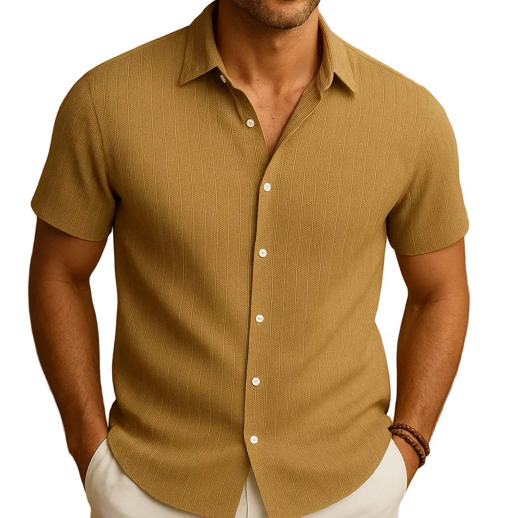 Luca | Men’s Lightweight Short-Sleeve Summer Shirt