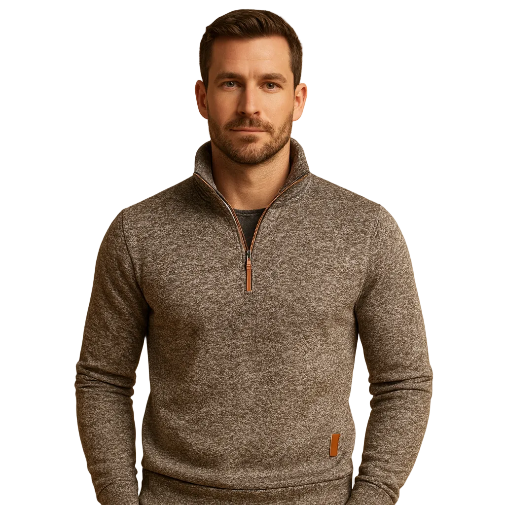 Ronan | Men’s Zip-Neck Sweater