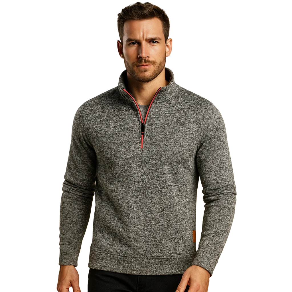 Ronan | Men’s Zip-Neck Sweater