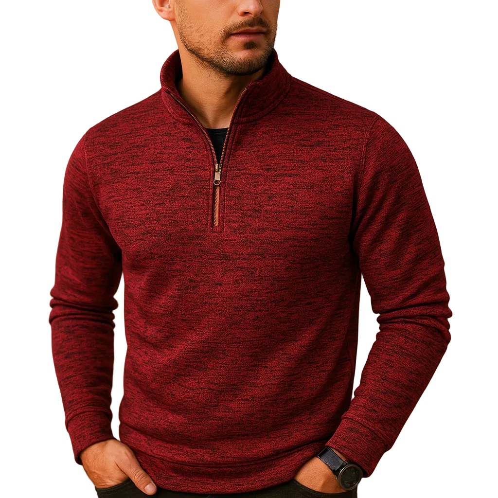 Ronan | Men’s Zip-Neck Sweater