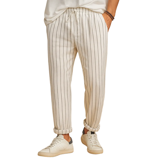 Soren | Men’s Striped Drawstring Trousers